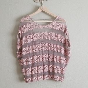 Free people extra small lace top